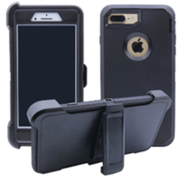 JLC Apple iPhone SE 2020 & iPhone 6/7/8 Pelican Belt Clip Case- Black