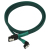 Nanoxia 900500031 SATA-kabel 0,45 m Zwart, Groen