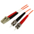 StarTech.com Fiber Optic Cable - Multimode Duplex 50/125 - OFNP Plenum - LC/ST - 1 m