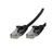 Microconnect UTP6A01SBOOTED networking cable Black 1 m Cat6a U/UTP (UTP)