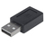 Manhattan 354653 tussenstuk voor kabels USB A USB C Zwart
