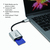 Siig JU-MR0F12-S1 card reader USB 3.2 Gen 1 (3.1 Gen 1) Type-C Black, Silver