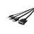 Belkin F1DN2CC-DHPP-6 toetsenbord-video-muis (kvm) kabel Zwart 1,8 m