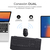 SUBBLIM Teclado con ratón COMBO DUAL OFFICE PROWAVE BLACK