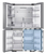 Samsung RF65A967ESR/EG Side-by-Side Kühlkombination Freistehend 647 l E Edelstahl