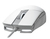 ASUS ROG Strix Impact II Moonlight White mouse Ambidestro USB tipo A Ottico 6200 DPI