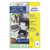 Avery 6123 etiket Rechthoek Permanent Wit 120 stuk(s)