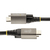 StarTech.com Cable de 1m USB-C con Tornillo Superior de Fijación -10Gbps - Cable Tipo C USB 3.2 Gen 2 - con Carga por Entrega de Alimentación PD de 100W (5A), Modo Alt de DP