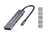 Conceptronic DONN23G laptop dock & poortreplicator Bedraad USB 3.2 Gen 1 (3.1 Gen 1) Type-C Grijs