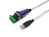 Equip 133387 kabel równoległy Szary 1,5 m USB Typu-A DB-9