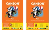 CANSON Bloc papier création couleur Kids, 240 x 320 mm (5297848)