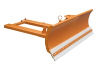 Schneeschild Schneeschieber für Gabelstapler SCH-V 150, mit PU-Schürfleiste, 2-fach verstellbar, 1500mm Breit