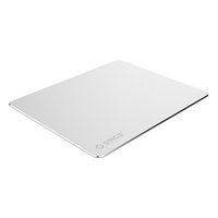 Orico Ultradunne XXL Muismat - 30 x 25 centimeter - Mac Style - Zilver