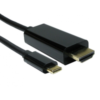 USB3C-HDMI-2M-2M USB TYPEC M HDMI M BLK 4K 60HZ