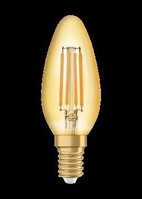 LED-Kerzenlampe E14 gold RL-C35824CE14FILGold