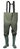 NORWAY - WATHOSE, Standard-Ausführung Olivgrün, mit PVC-Stiefeln, Gr.46