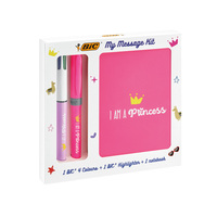 Schreibwaren-Set BIC® My Message Kit I Am a Princess, 3-teilig