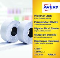 Avery 2-Line Permanent Label 16 x 26mm White (Pack of 12000) WP1626