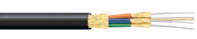 LWL-Kabel, Multimode 50/125 µm, Fasern: 8, OM2, PUR, schwarz, halogenfrei, 26300