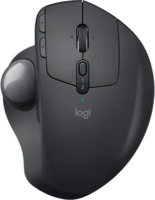 Logitech Maus MX Ergo, Wireless, Unifying, schwarzOptisch, 440 dpi, 8 Tasten, Tr