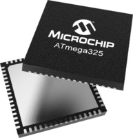 AVR Mikrocontroller, 8 bit, 8 MHz, VFQFN-64, ATMEGA325V-8MU