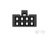 Buchsengehäuse, 8-polig, RM 3 mm, gerade, schwarz, 2204748-4
