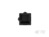 Buchsengehäuse, 1-polig, gerade, schwarz, 556137-2