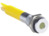 LED-Signalleuchte, 24 V (AC), 24 V (DC), gelb, 10 mcd, Einbau-Ø 6 mm, RM 1.25 mm