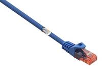 Renkforce RJ45 Hálózati kábel, patchkábel CAT 6 U/UTP 3.00 m Kék Védővel, Halogénmentes 1 db