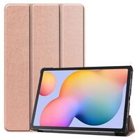 Tri-fold caster hard shell cover - Rose Gold for Samsung Tablet-Hüllen