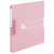 Ringbuch A4 PP 2-Ring 3,8cm Pastell transparent rosé easy orga to go