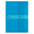 Dokumententasche A4 transparent blau easy orga to go, PP, 329 x 239 x 6 mm