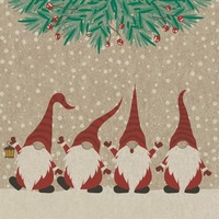 Weihnachts-Zelltuchserviette Naturals, 33x33cm, 2-lagig PAPER+DESIGN 193667