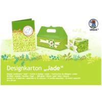 Designkarton Block Jade 200g/qm 24x34cm VE=20 Blatt sortiert