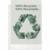 Prospekthülle recycled A4 PP dokumentenecht genarbt VE=100 Stück farblos