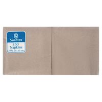 Nisbets Cocktail Napkins in Brown Paper - Compostable - 250 mm - Pack of 2000