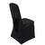 Bolero Banquet Chair in Black - Polyester with Foot Pockets in Plain Design