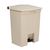 Rubbermaid Step on Container in Beige with Tight Fitting Lid Minimise Odour 68L