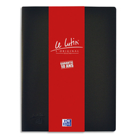 OXFORD Protège-documents LUTIN ORIGINAL 100 vues, 50 pochettes. En PVC opaque. Format A4. Coloris Noir