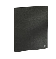Normalansicht - Ecobra Sichtbuch DIN A4 mit 30 fest eingeschweißten PP-Hüllen, Black Magic