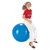 Hüpfball, Sprungball, Hopsball, Springball, Hopser ø 65 cm, blau
