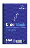 Challenge Carbonless Duplicate Order Book 100 Sets 210x130mm (Pack of 5) 100080400