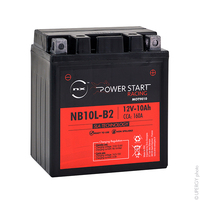 Batterie(s) Batterie moto YB10L-B2/ YB10L-A2 /12N10-3B / 12N10-3A 12V 10Ah