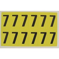 Self-adhesive numbers and letters - Number 7