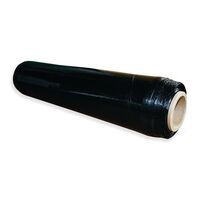 Black hand stretch wrap - blown - pack of 6 rolls