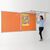 Eco-colour™ Top hinged fire resistant tamperproof lockable office noticeboards