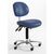 Low, fully ergonomic industrial upholstered chair