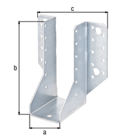 Balkenschuh, sendzimirverzinkt, lichte Breite 50 mm, Höhe 135 mm