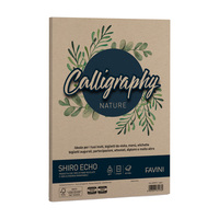 Carta Calligraphy Nature Shiro Eco - A4 - 250 gr - legno - Favini - conf. 50 fogli