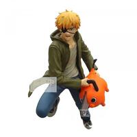 Figura banpresto chainsaw man vibration stars chainsaw man denji y pochita 14cm